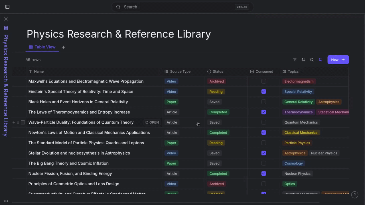 Database Filter
